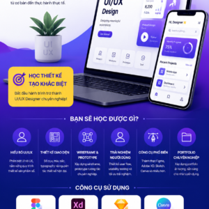 Khóa học trực tuyến UI/UX Design dành cho người mới bắt đầu